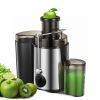 Juicer Machines Vegetable and Fruit with 3-Speed Setting; Upgraded Version 400W Motor Quick Juicing; Juicing Recipe Included - Silver
