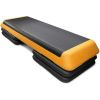 Fitness Aerobic Step 43'' Cardio Adjust 4'' - 6'' - 8'' Exercise Stepper w/Risers - Yellow - HDPE+EVA