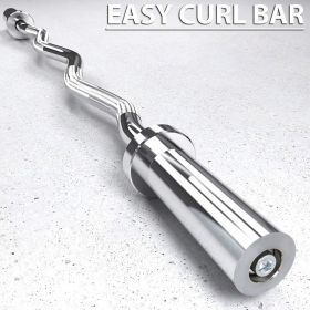 Bending Bar Strength Training Home Fitness Equipment Cross Weightlifting - Silver