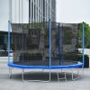 12FT TRAMPOLINE (STEEL TUBE; LADDER) - as Pic