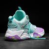 Basketball shoes men's sports shoes high quality sports shoes track and field men and women couple shoes 35-45 yards - white and black - 37