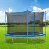 12FT TRAMPOLINE (STEEL TUBE; LADDER) - as Pic