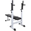 vidaXL Fitness Workout Bench Straight Weight Bench - Black