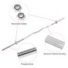 47in Dumbbell Bar Home Gym Fitness Strength Training Bar Silver - Silver