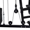 vidaXL Multi-use Gym Utility Fitness Machine - Black