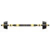 Home Indoor Cardio Gym Adjustable Weights Dumbbells Set - Black & Yellow - 20 KG