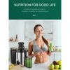 Juicer Machines Vegetable and Fruit with 3-Speed Setting; Upgraded Version 400W Motor Quick Juicing; Juicing Recipe Included - Silver