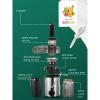 Juicer Machines Vegetable and Fruit with 3-Speed Setting; Upgraded Version 400W Motor Quick Juicing; Juicing Recipe Included - Silver