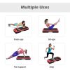 Fitness Aerobic Step 43'' Cardio Adjust 4'' - 6'' - 8'' Exercise Stepper w/Risers - Red - HDPE+EVA
