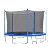 12FT TRAMPOLINE (STEEL TUBE; LADDER) - as Pic