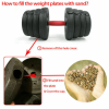 Weight Dumbbell Set 66LB Adjustable Home Barbell Plates - LW-30-1