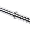 47in Dumbbell Bar Home Gym Fitness Strength Training Bar Silver - Silver