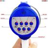 5 Core Megaphone Bullhorn Cheer Horn Mic Recording Siren Blow Horn Hand Held Mega Phone Loudhailer 8R - 4Pcs 8R