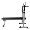 vidaXL Fitness Workout Bench Straight Weight Bench - Black