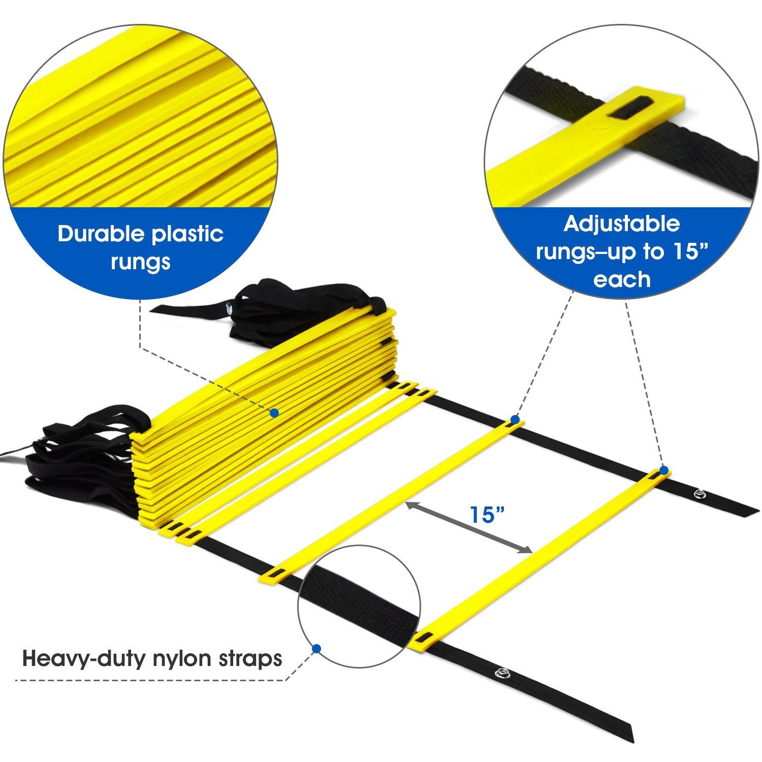 Speed Training Agility Ladder Exercise Ladders for Soccer Football ...