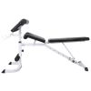 vidaXL Workout Bench with Weight Rack; Barbell and Dumbbell Set 198.4 lb - Black