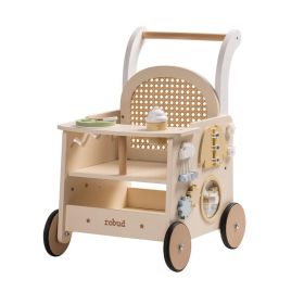Robud Adjustable Speed Baby Push Walker Wooden Strollers Activity Center Toy (Option: WRP19)