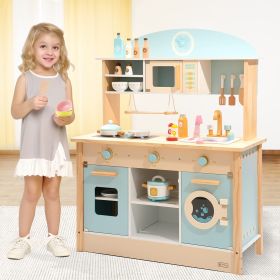 ROBOTIME DIY Pretend Play Kitchen Cooking Toy Set Gift For Boys And Girls (Option: WCF14)