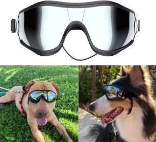 Dog Sunglasses Suitable For Medium Or Large Dogs One Pack (Color: Black)